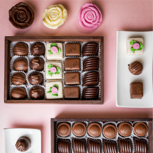 Azafate de Mazapán y Chocolates